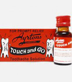 TOUCH AND GO TOOTH ACHE SOLUTION