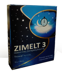 ZIMELT 3MG MELATONIN STRIPS 10S